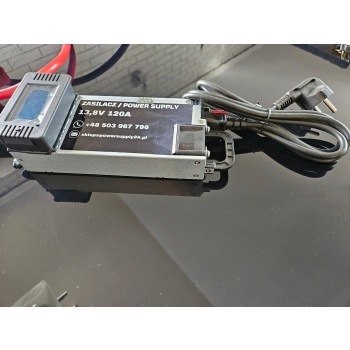 POWER SUPPLY 14,4V 120A / VOLTAGE & AMPS METER /